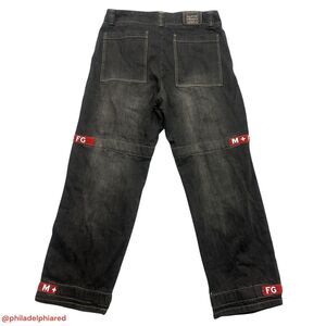 Vintage Y2K Girbaud shuttle cargo style jeans mens 36 baggy hip hop fit